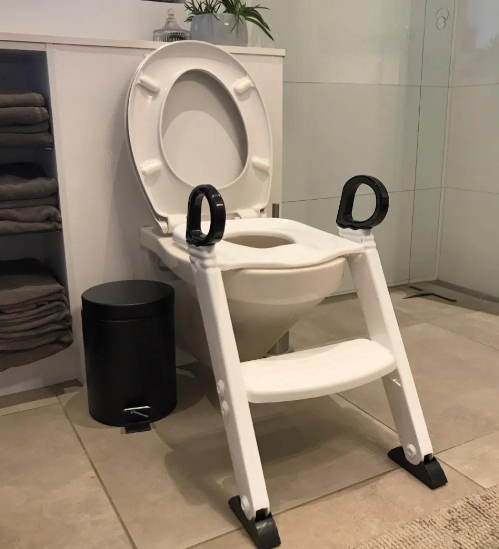 Potter Og Toilethjælp-BabyDan Toilettræner - Hvid