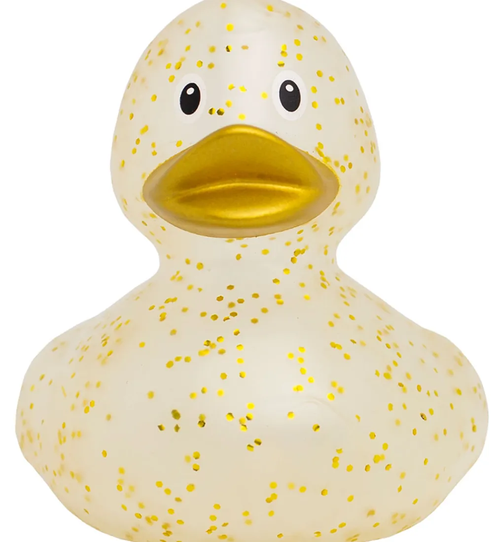 Badeand Badelegetøj*- Glitter Guld