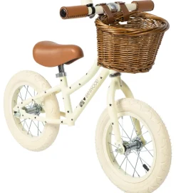 Løbecykler-Banwood Løbecykel - First Go! - Creme m. Stjerner
