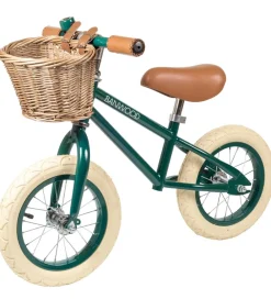 Løbecykler-Banwood Løbecykel - First Go! - Mørkegrøn