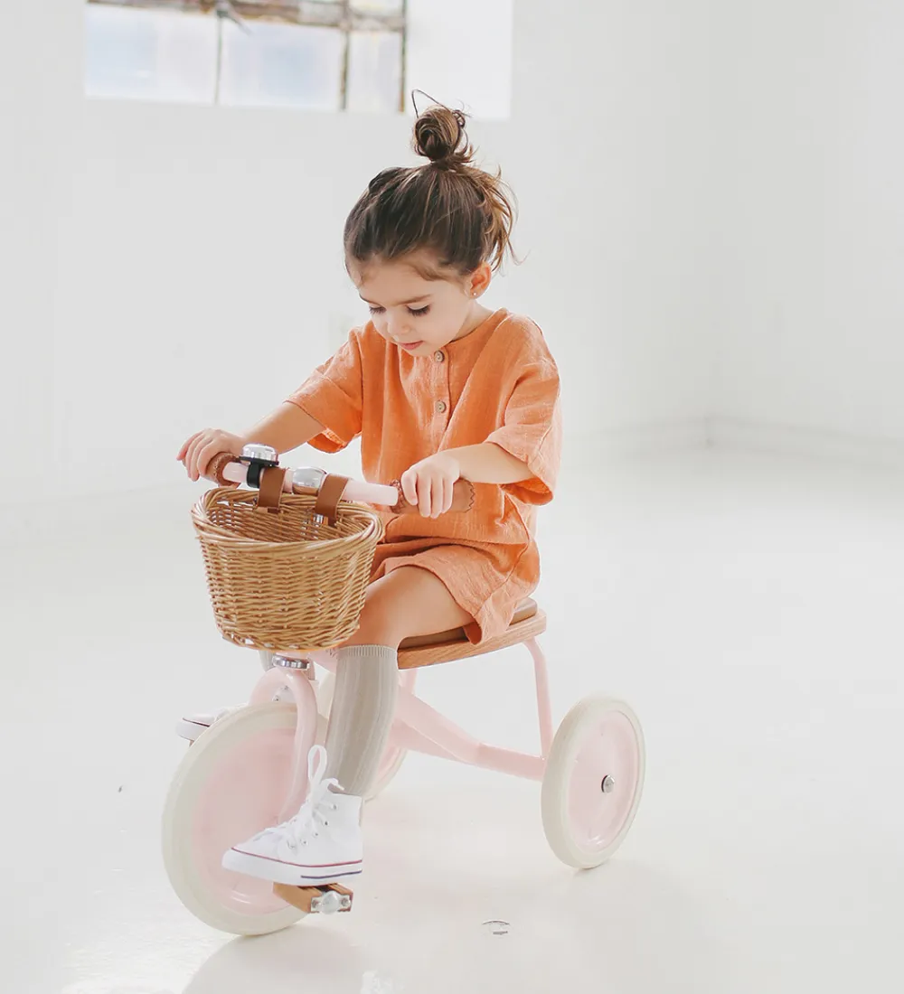 Løbecykler-Banwood Trike - Trehjulet - Rosa