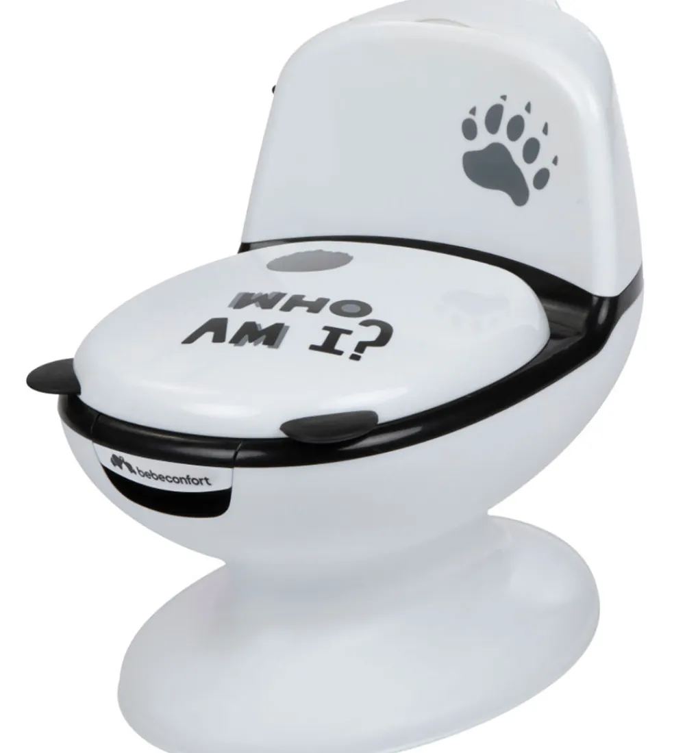 Bebeconfort Potter Og Toilethjælp*Toilet - Mini - Hvid/Sort m. Panda