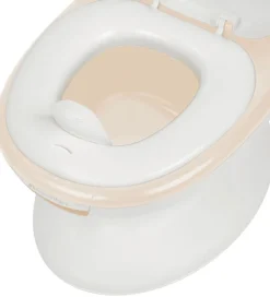 Potter Og Toilethjælp-Bebeconfort Toilet - Mini - Hvid/Sand m. Ræv