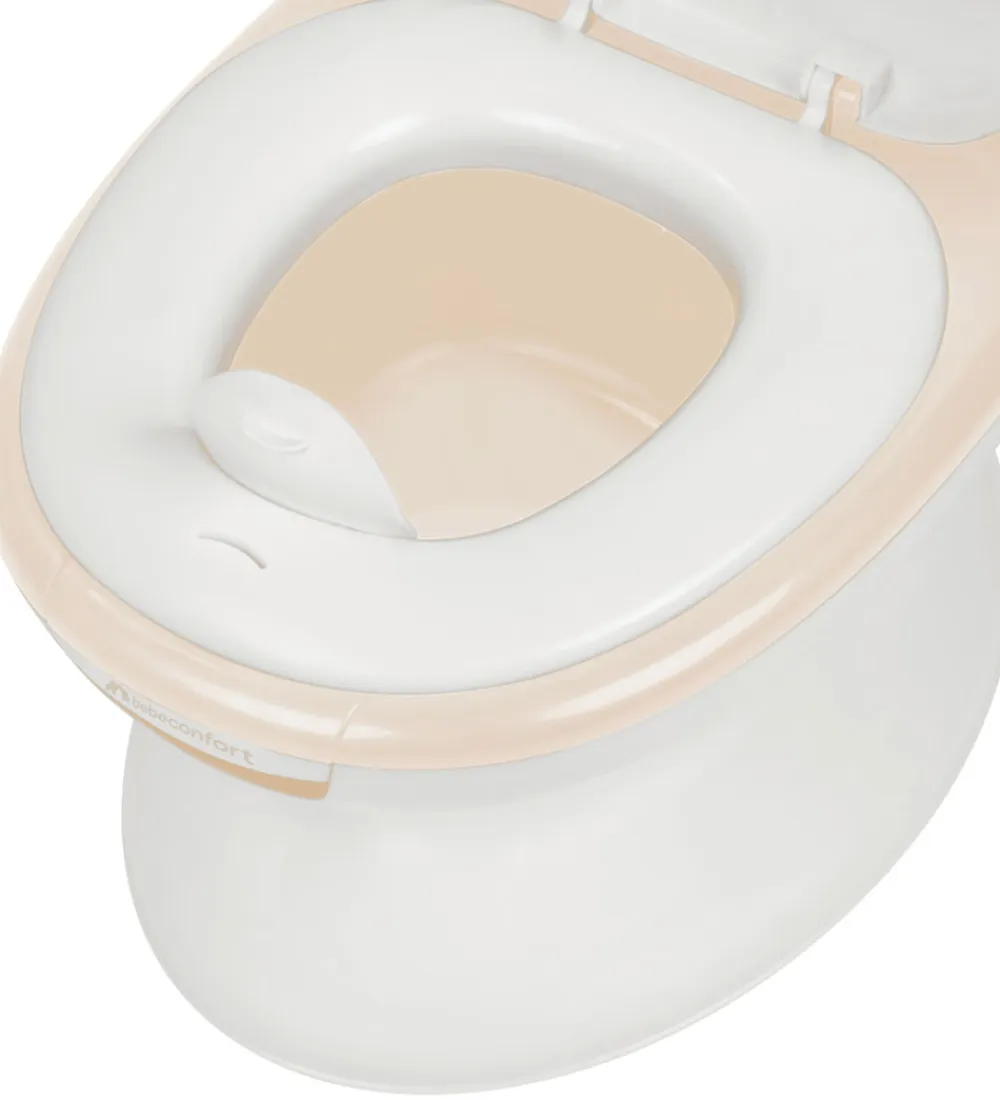 Potter Og Toilethjælp-Bebeconfort Toilet - Mini - Hvid/Sand m. Ræv