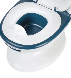 Potter Og Toilethjælp-Bebeconfort Toilet - Mini - Hvid/Blå m. Bjørn