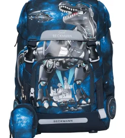 Skoletasker-Beckmann Skoletaske - Classic - Tech Rex - Sort