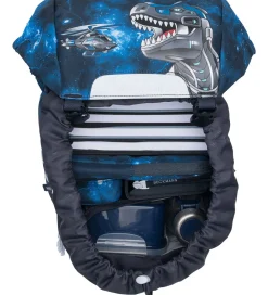 Skoletasker-Beckmann Skoletaske - Classic - Tech Rex - Sort
