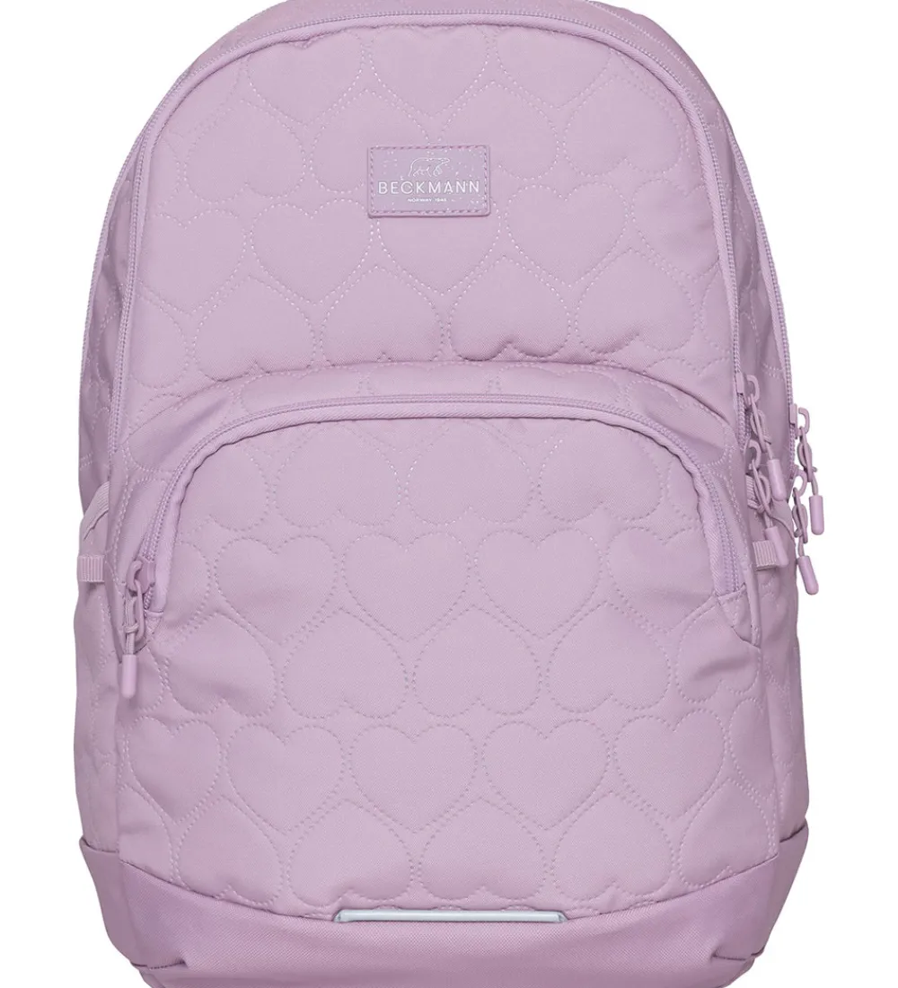 Beckmann Skoletasker*Skoletaske - Sport Junior - Padded Hearts - Pink
