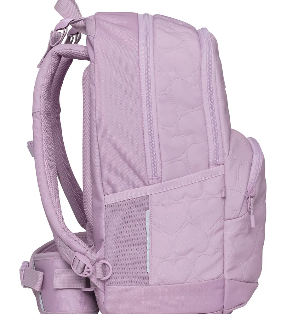 Beckmann Skoletasker*Skoletaske - Sport Junior - Padded Hearts - Pink