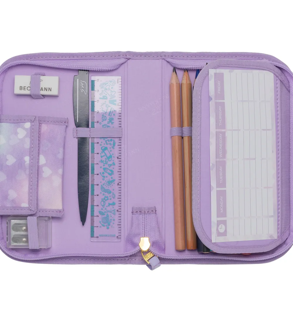 Skoletasker-Beckmann Skoletaskesæt - Classic Maxi - Unicorn Princess Purple