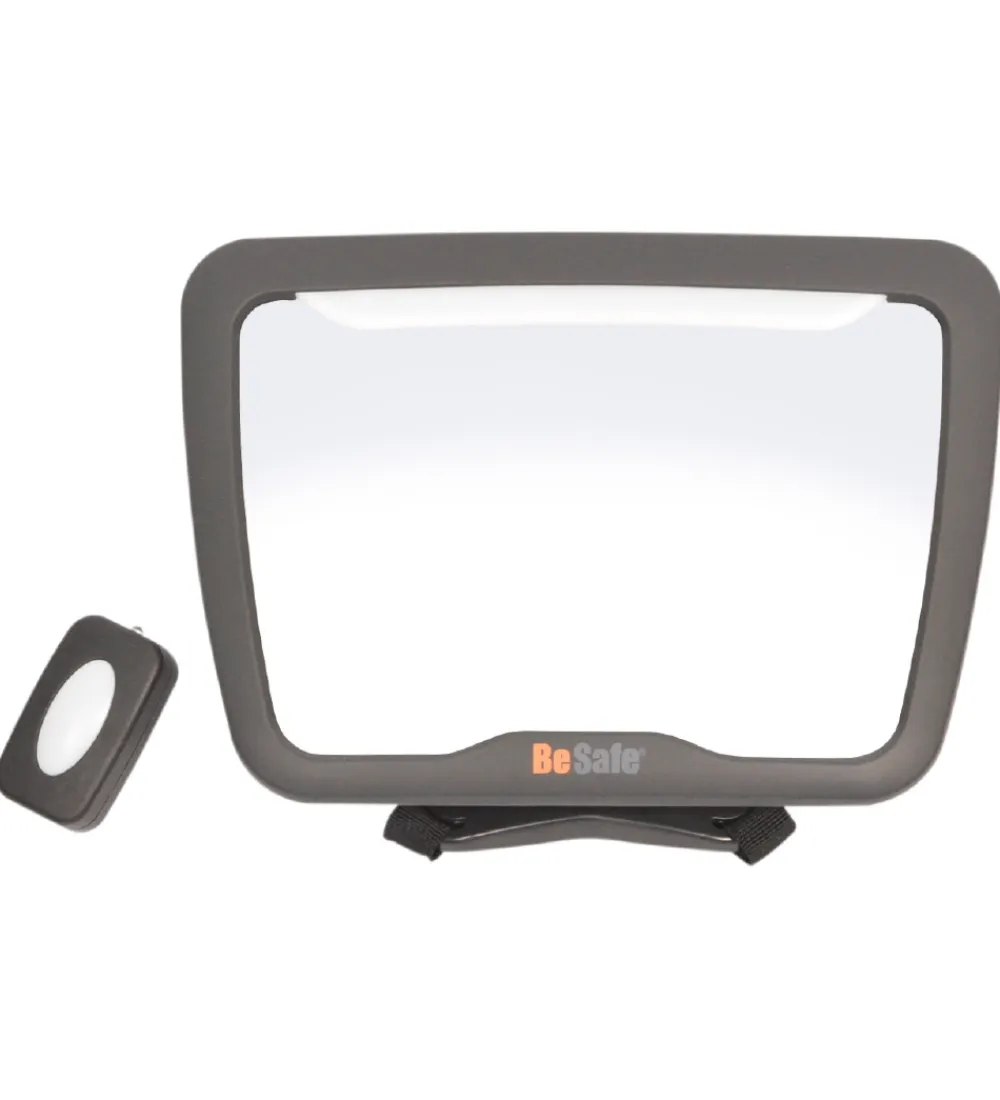 BeSafe Spejle*Babyspejl m. Lys - Baby Mirror XL2 - Sort