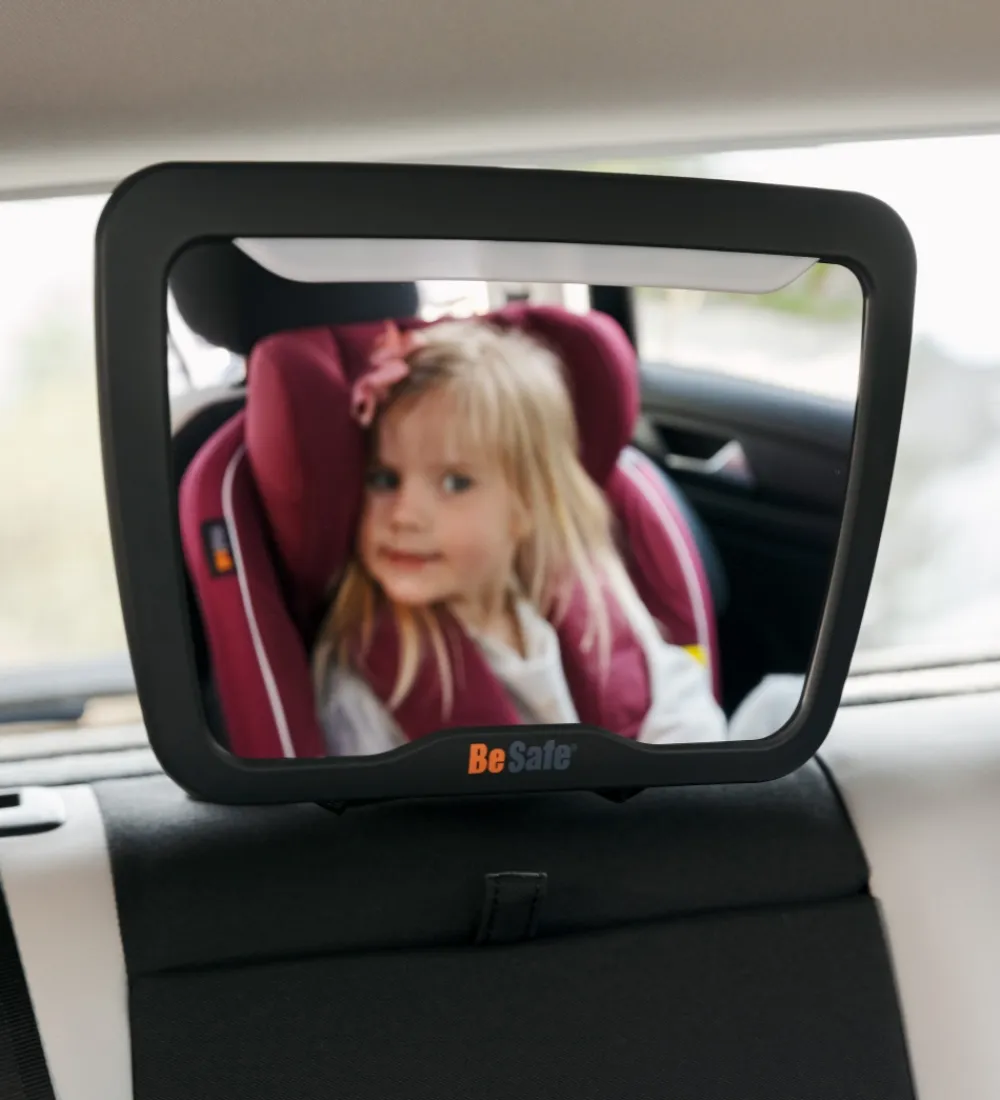 BeSafe Spejle*Babyspejl m. Lys - Baby Mirror XL2 - Sort