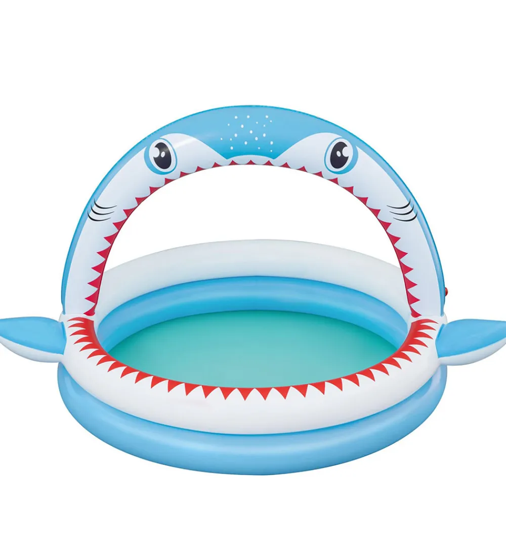 Vandleg|Badebassin-Bestway Badebassin m. Sprinkler - 163 x 127 cm - Sharktastic