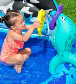 Vandleg|Badebassin-Bestway Legebassin - 134x131x73 cm - Polar Pals