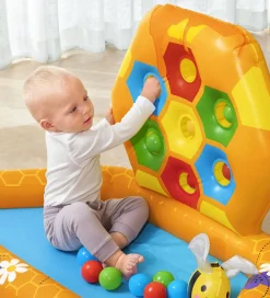 Bestway Vandleg|Badebassin*Legebassin m. Bolde - 127 x 119 cm - Lil' Beehive