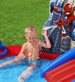 Bestway Vandleg|Badebassin*Legebassin m. Tilbehør - 211 x 206 cm - Spider-Man