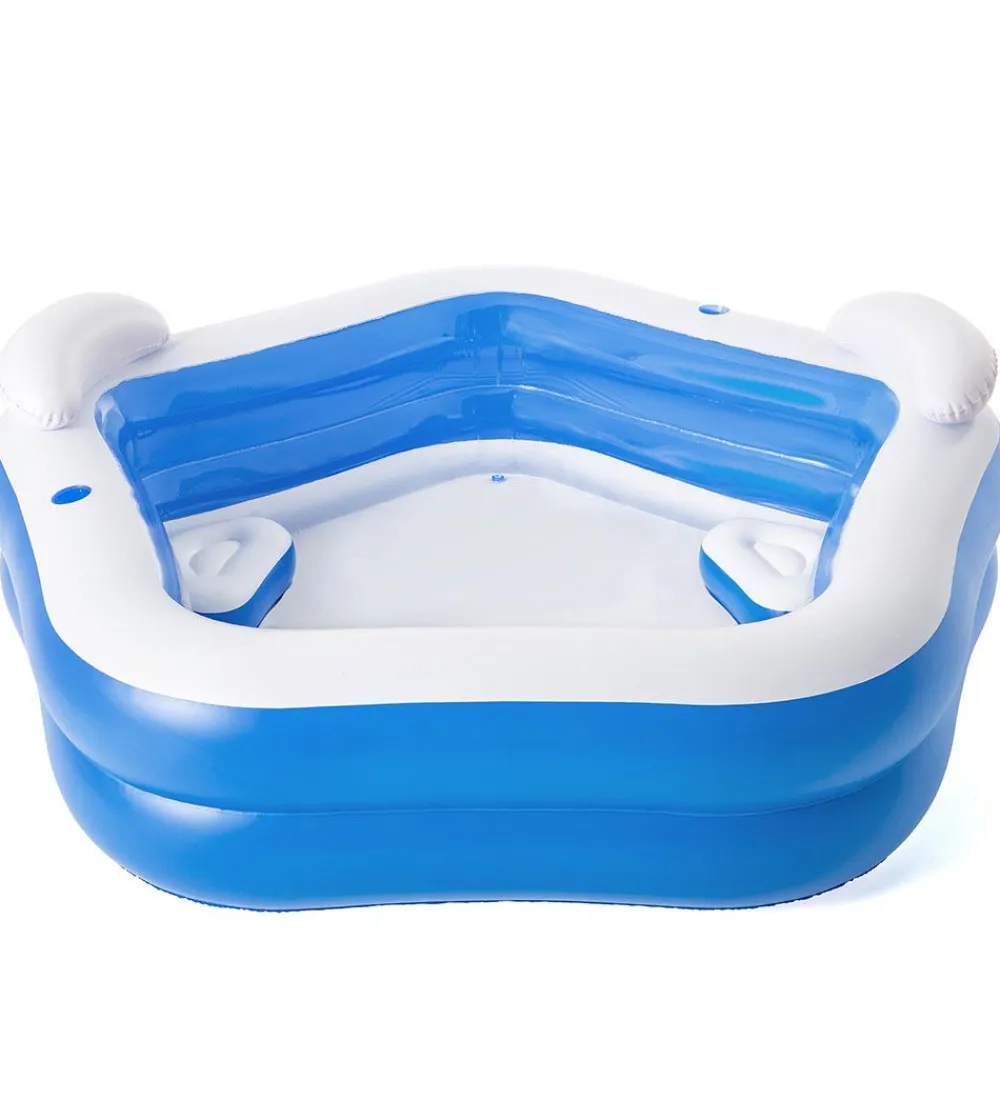 Bestway Badebassin*Oppustelig Badebassin - 213x206 cm - Family Fun