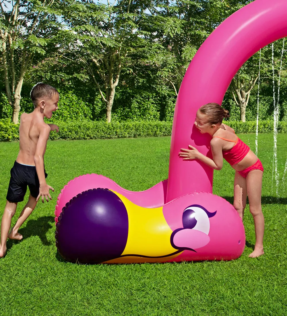 Bestway Vandleg*Oppustelig Sprinkler - 340x110x193 cm - Flamingo