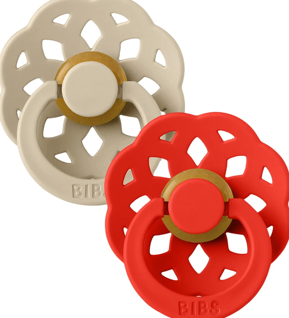 BIBS Sutter*Boheme Natsutter - Str. 1 - 2-pak - Rund - Vanilla/Candy Ap
