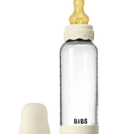 BIBS Sutteflasker|Amning*Boheme Sutteflaske - 240 ml - Glas/Naturgummi - Ivory