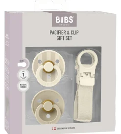 BIBS Sutter*Colour Gavesæt - Sutter/Suttesnor - Str. 1 - Ivory