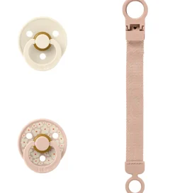 Sutter-BIBS Colour Gavesæt - Sutter/Suttesnor - Str. 2 - Blush