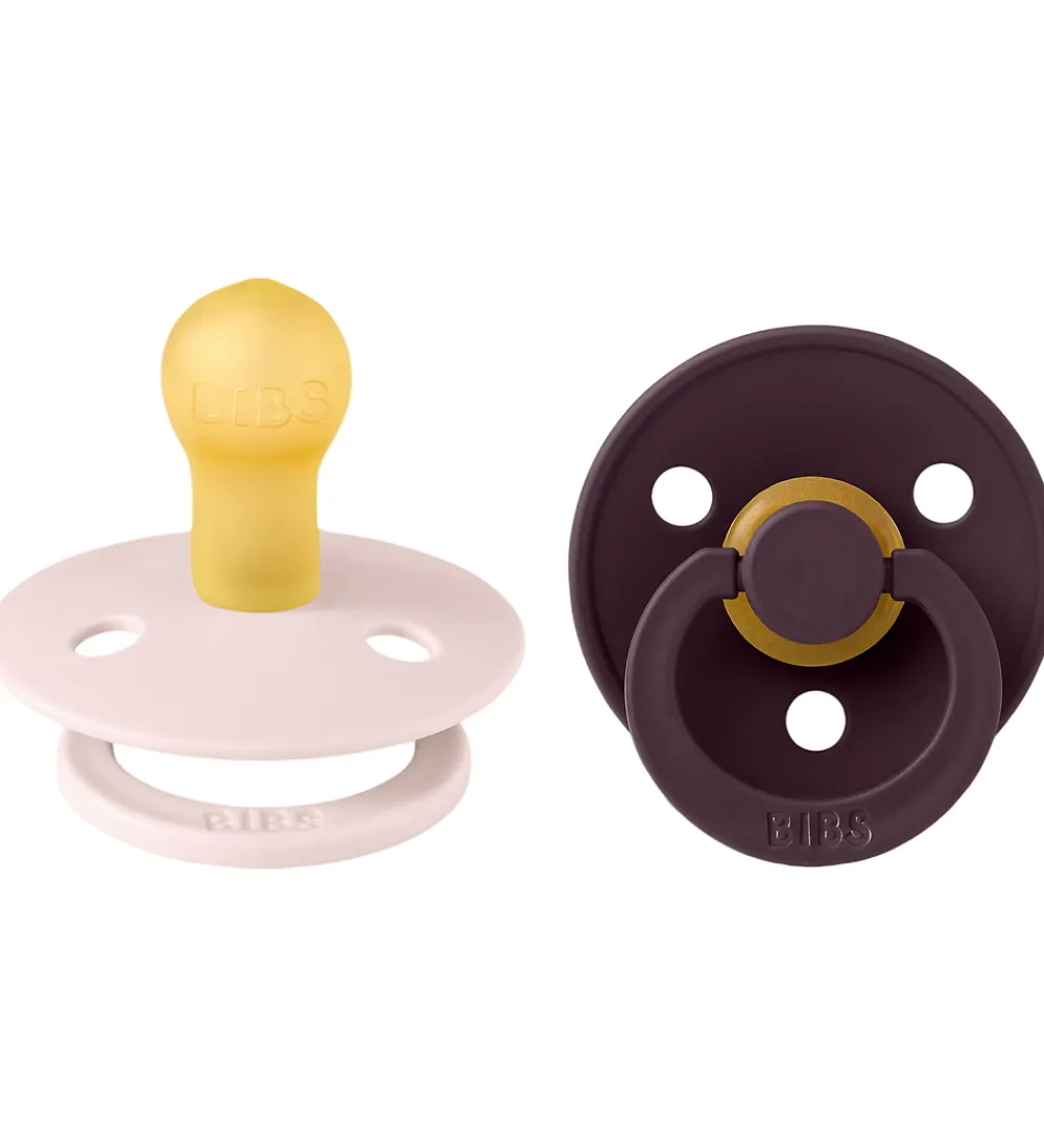 BIBS Sutter*Colour Sutter - Str. 1 - 2-pak - Rund - Petal/Plum