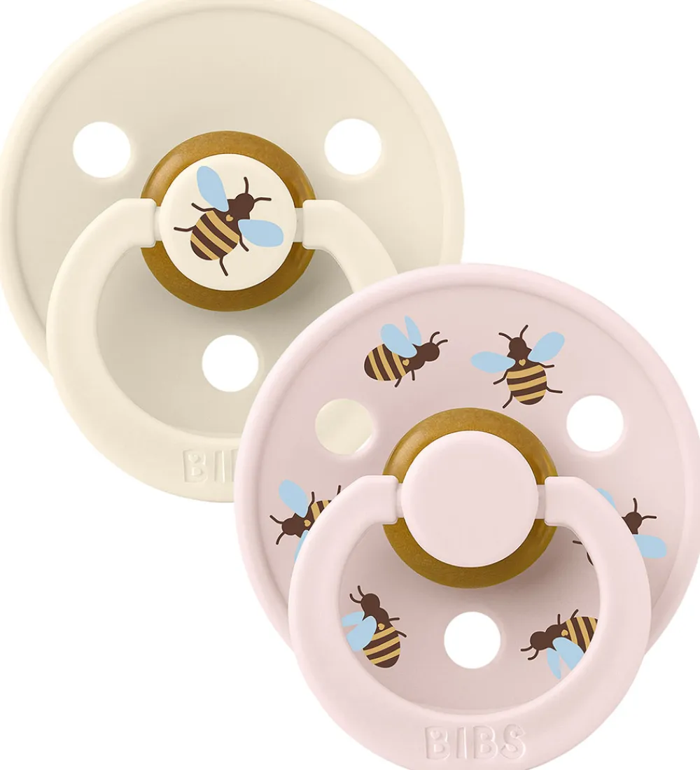 BIBS Sutter*Colour Sutter - Str. 2 - 2-pak - Rund - Ivory Mix
