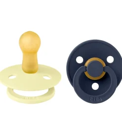 BIBS Sutter*Colour Sutter - Str. 2 - 2-pak - Rund - Luna/Deep Space