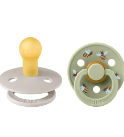 BIBS Sutter*Colour Sutter - Str. 1 - 2-pak - Rund - Mushroom Mix