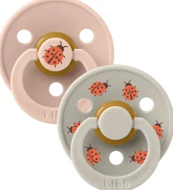 BIBS Sutter*Colour Sutter - Str. 1 - 2-pak - Rund - Blush Mix