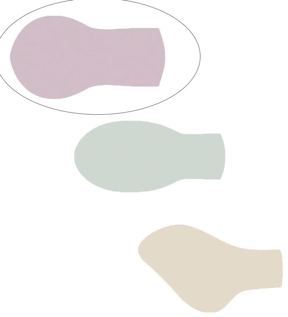 Sutter-BIBS Colour sutter - Str. 2 - 2-pak - Rund - Planet Nusa - Sky B