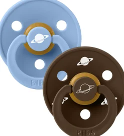 Sutter-BIBS Colour sutter - Str. 2 - 2-pak - Rund - Planet Nusa - Sky B