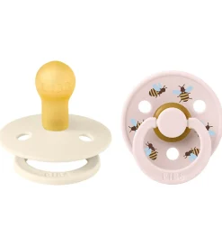 Sutter-BIBS Colour Sutter - Str. 1 - 2-pak - Rund - Ivory Mix
