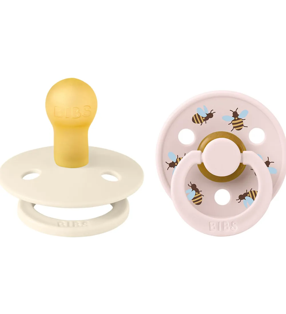 Sutter-BIBS Colour Sutter - Str. 1 - 2-pak - Rund - Ivory Mix