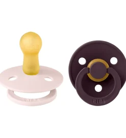 BIBS Sutter*Colour Sutter - Str. 2 - 2-pak - Rund - Petal/Plum