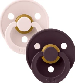 BIBS Sutter*Colour Sutter - Str. 2 - 2-pak - Rund - Petal/Plum