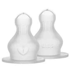 BIBS Sutteflasker|Amning*Flaskesut - 2-pak - Medium Flow - Silicone
