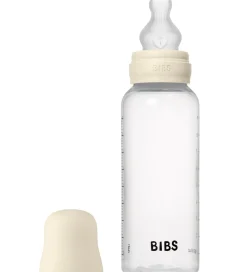 BIBS Sutteflasker|Amning*Sutteflaske - 270 ml - PP/Silikone - Ivory