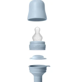 BIBS Sutteflasker|Amning*Sutteflaske - 150 ml - PP/Silikone - Baby Blue