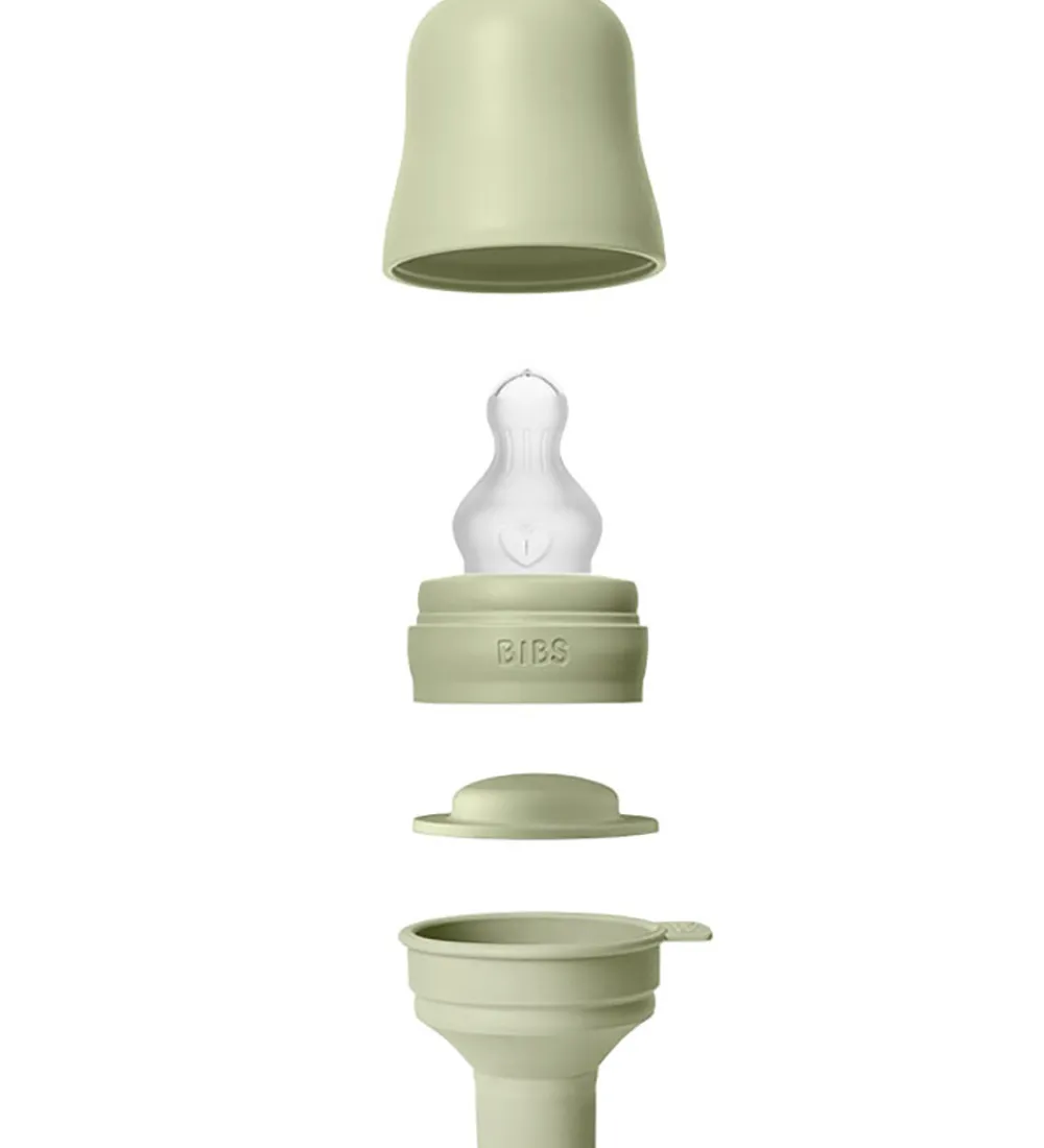 BIBS Sutteflasker|Amning*Sutteflaske - 150 ml - PP/Silikone - Sage