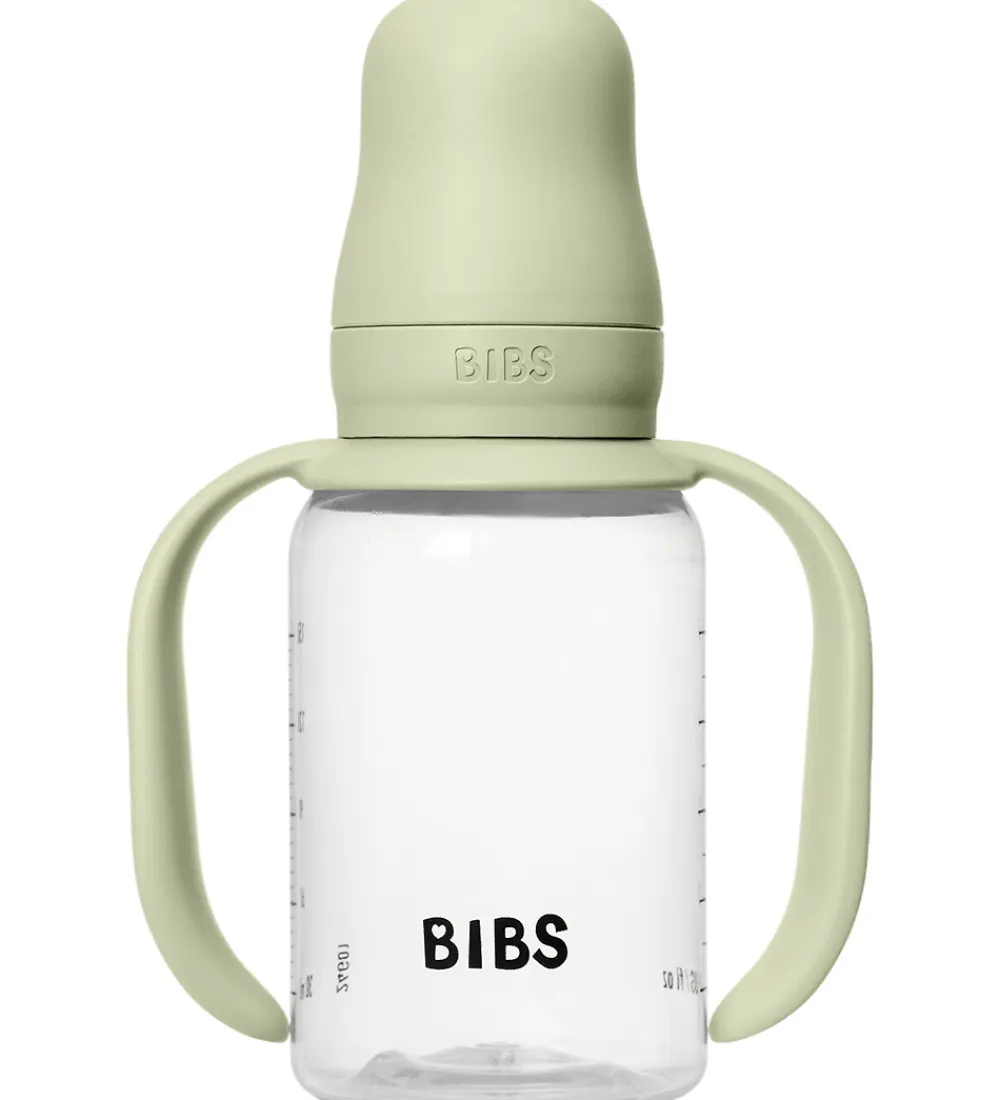 Sutter|Sutteflasker-BIBS Sutteflaske m. Håndtag - 150 ml - Sage