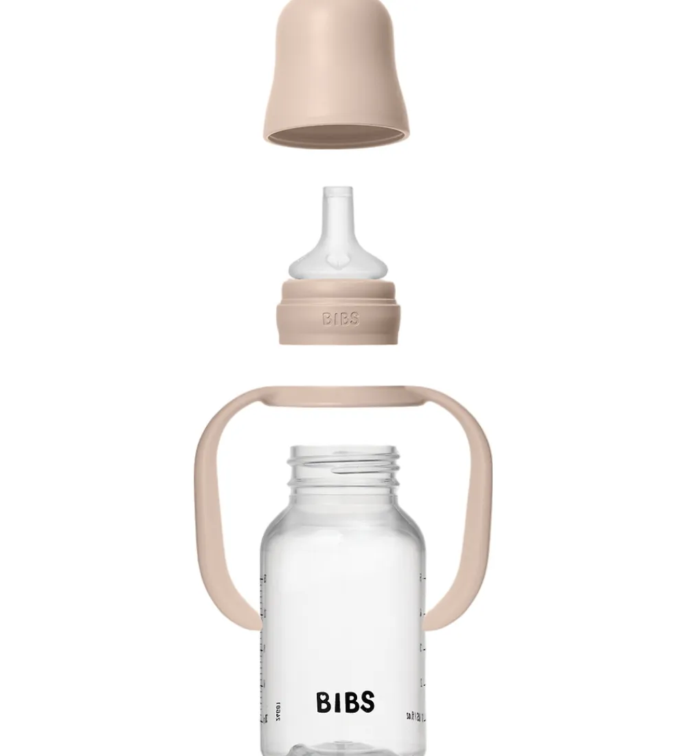 BIBS Sutteflasker|Spisetid*Sutteflaske m. Håndtag - 150 ml - Blush