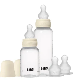 BIBS Sutteflasker|Amning*Sutteflaskesæt - Grow and Flow - Silikone - 150 ml/270 ml