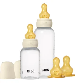BIBS Sutteflasker|Amning*Sutteflaskesæt - Grow and Flow - Naturgummi - 150 ml/270 ml