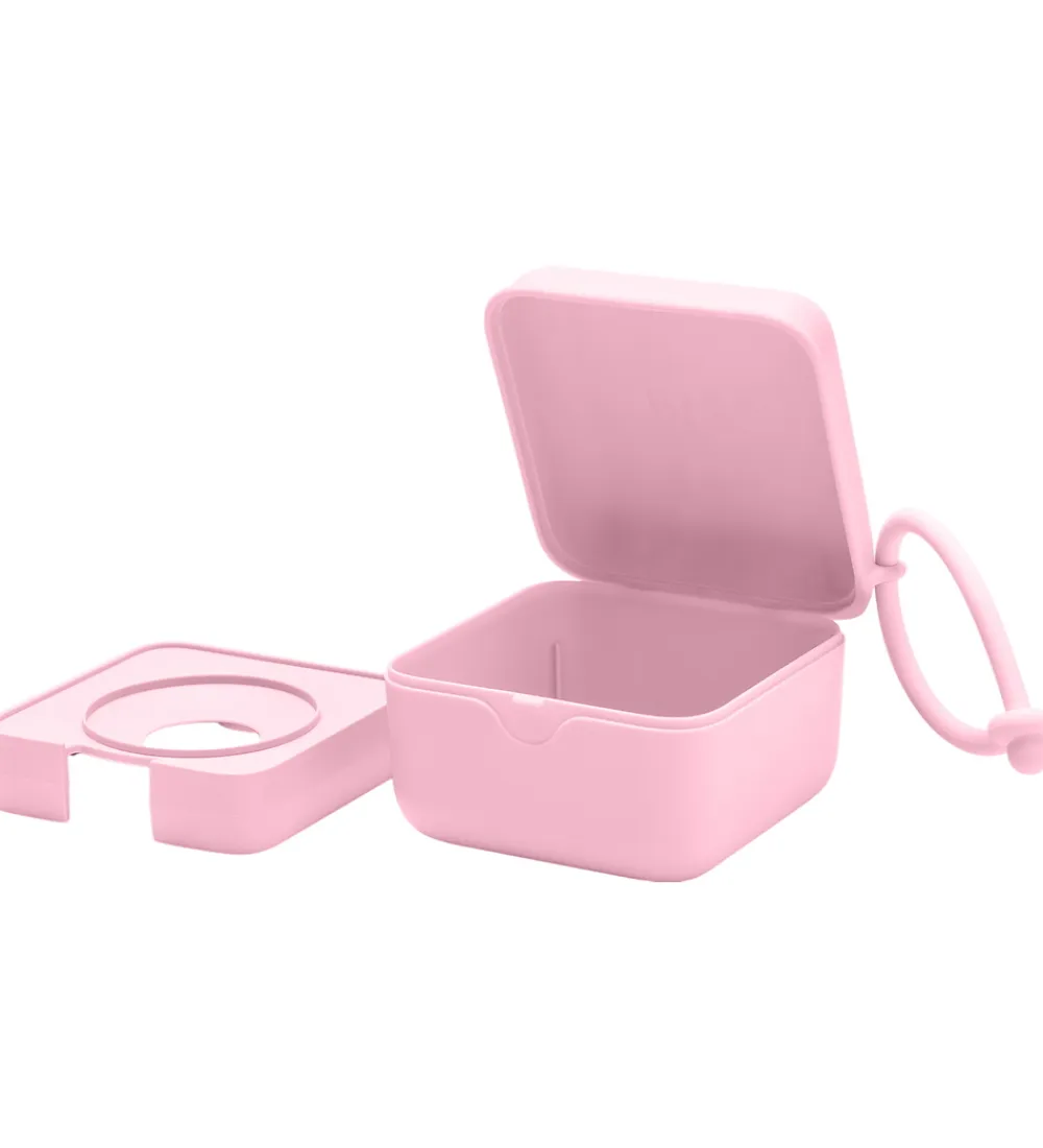 BIBS Bokse Og Kasser|Opbevaring*X Liberty Sutteboks - 7x7 cm - Baby Pink