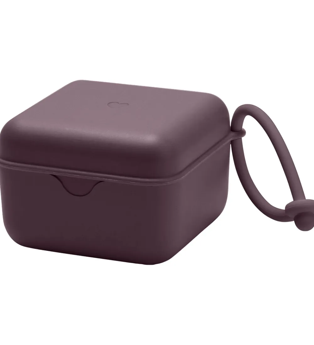 BIBS Bokse Og Kasser|Opbevaring*X Liberty Sutteboks - 7x7 cm - Plum