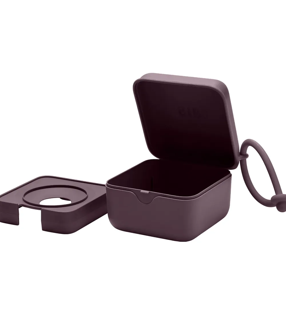BIBS Bokse Og Kasser|Opbevaring*X Liberty Sutteboks - 7x7 cm - Plum