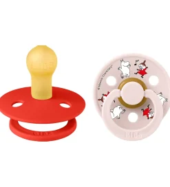 Sutter-BIBS x Moomin Colour Sutter - Str. 1 - 2-pak - Candy Apple Mix