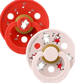 Sutter-BIBS x Moomin Colour Sutter - Str. 1 - 2-pak - Candy Apple Mix